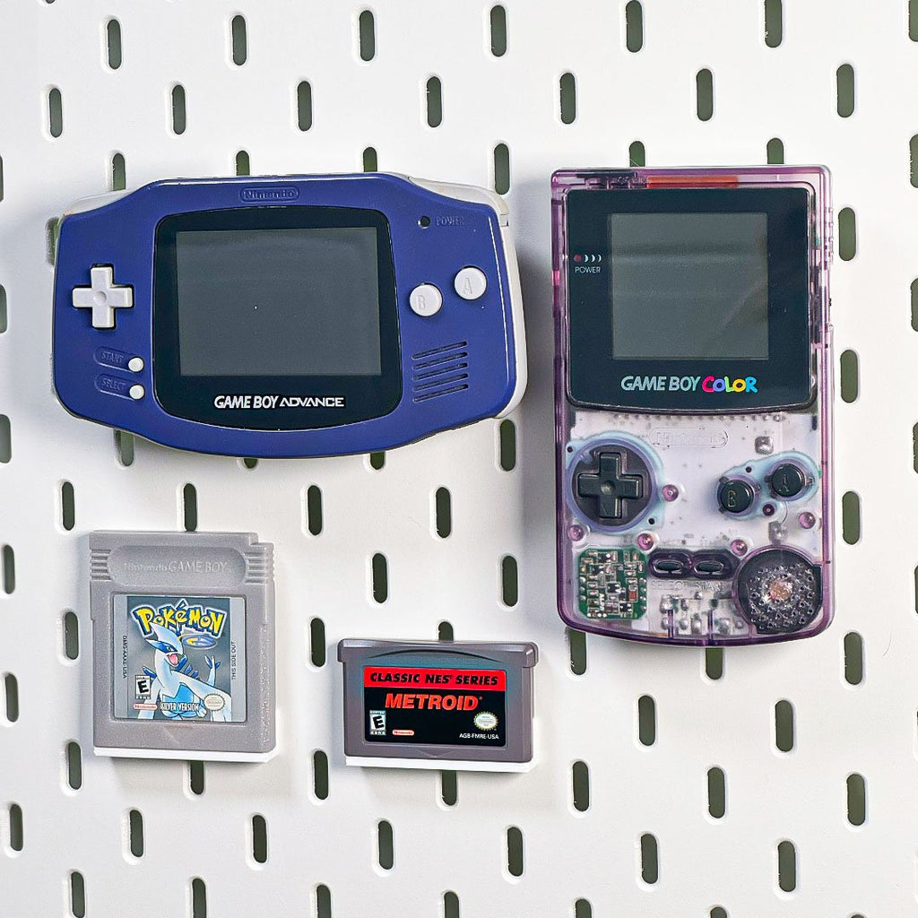 Game Boy Color/ Advance/ Micro/ DMG/ Pocket / Cartridge Mount - IKEA Skadis