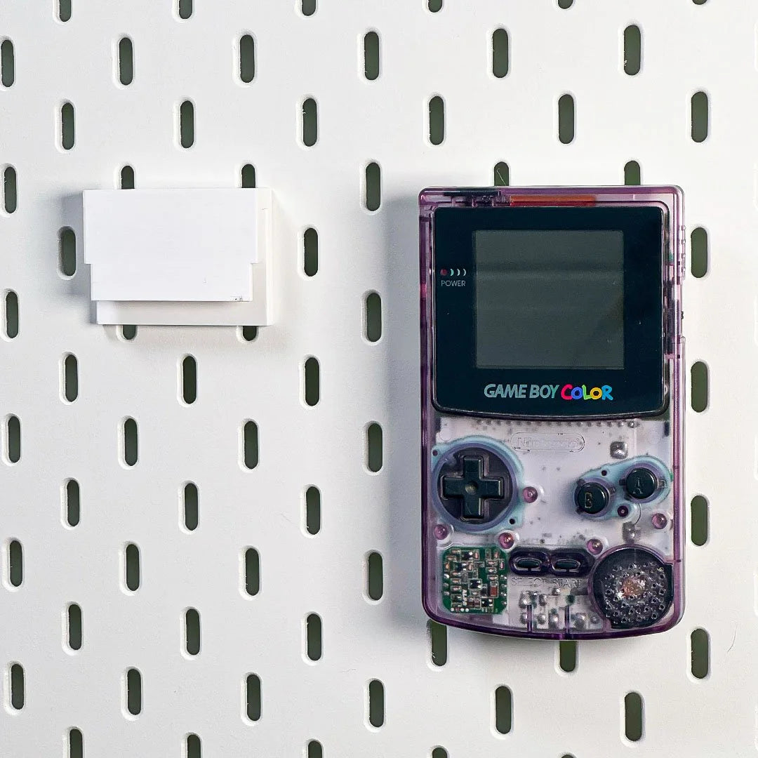 Game Boy Color/ Advance/ Micro/ DMG/ Pocket / Cartridge Mount - IKEA Skadis