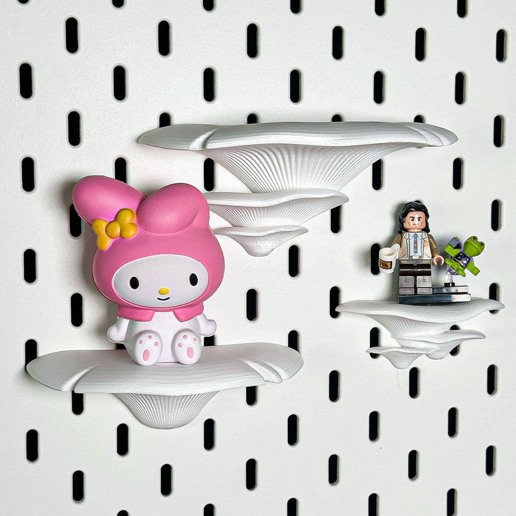 Whimsical Mushroom Shelves - IKEA Skadis