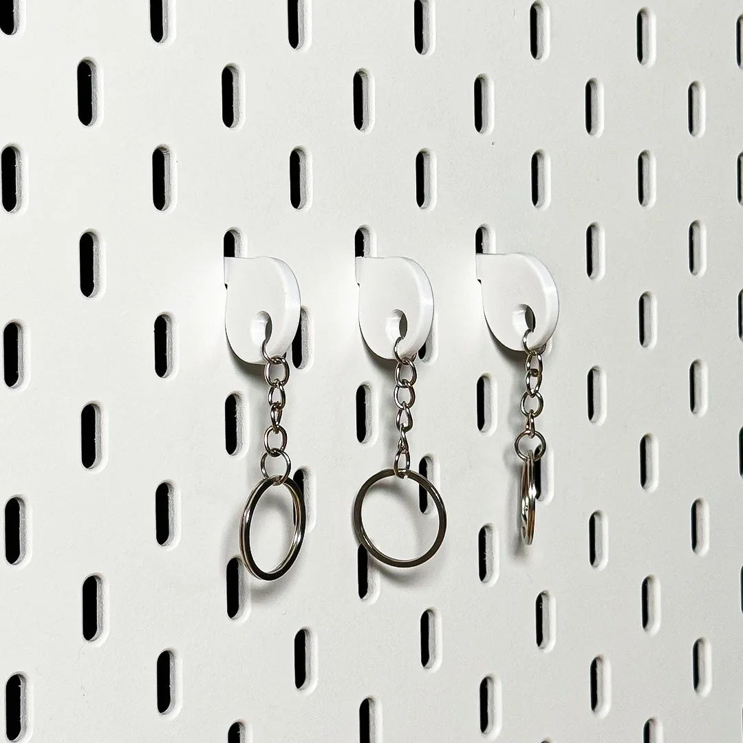 3ct SkadisHook Keychains - Ikea Skadis