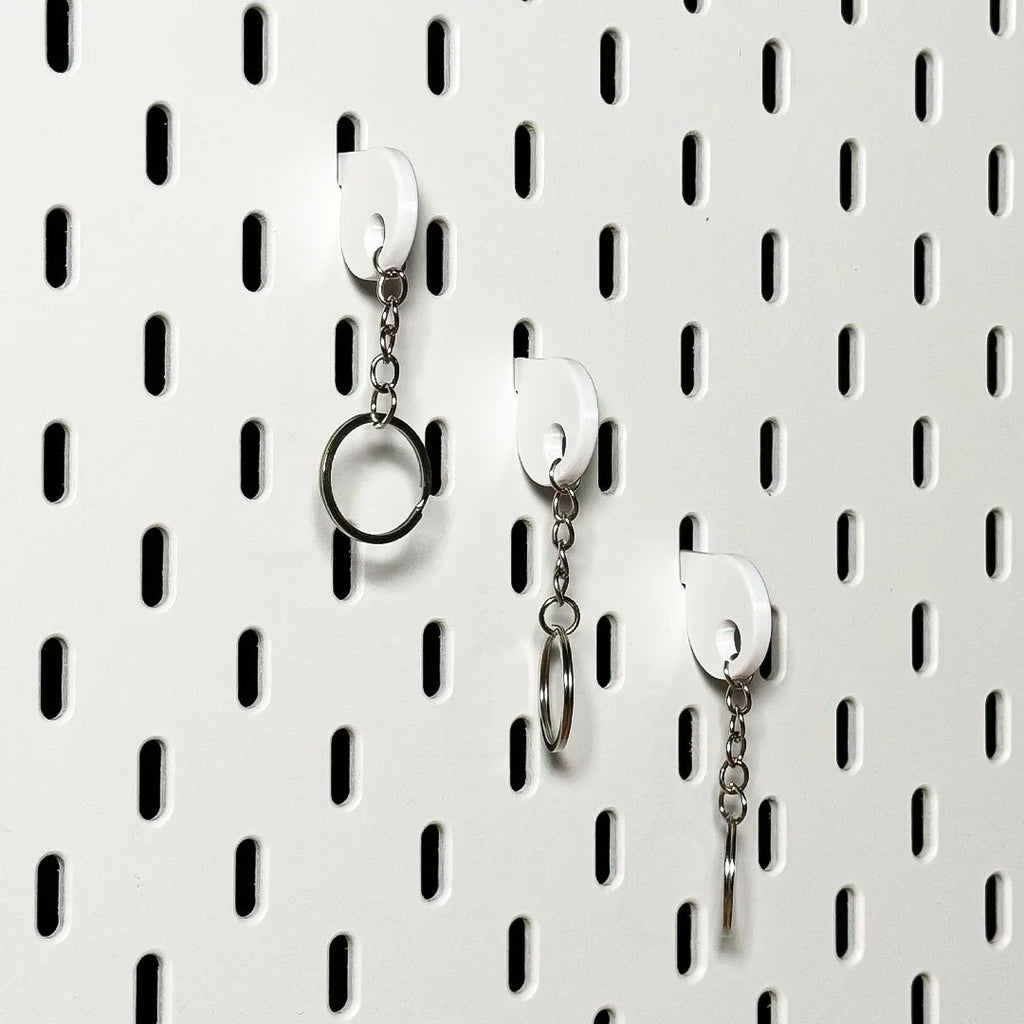 3ct SkadisHook Keychains - Ikea Skadis
