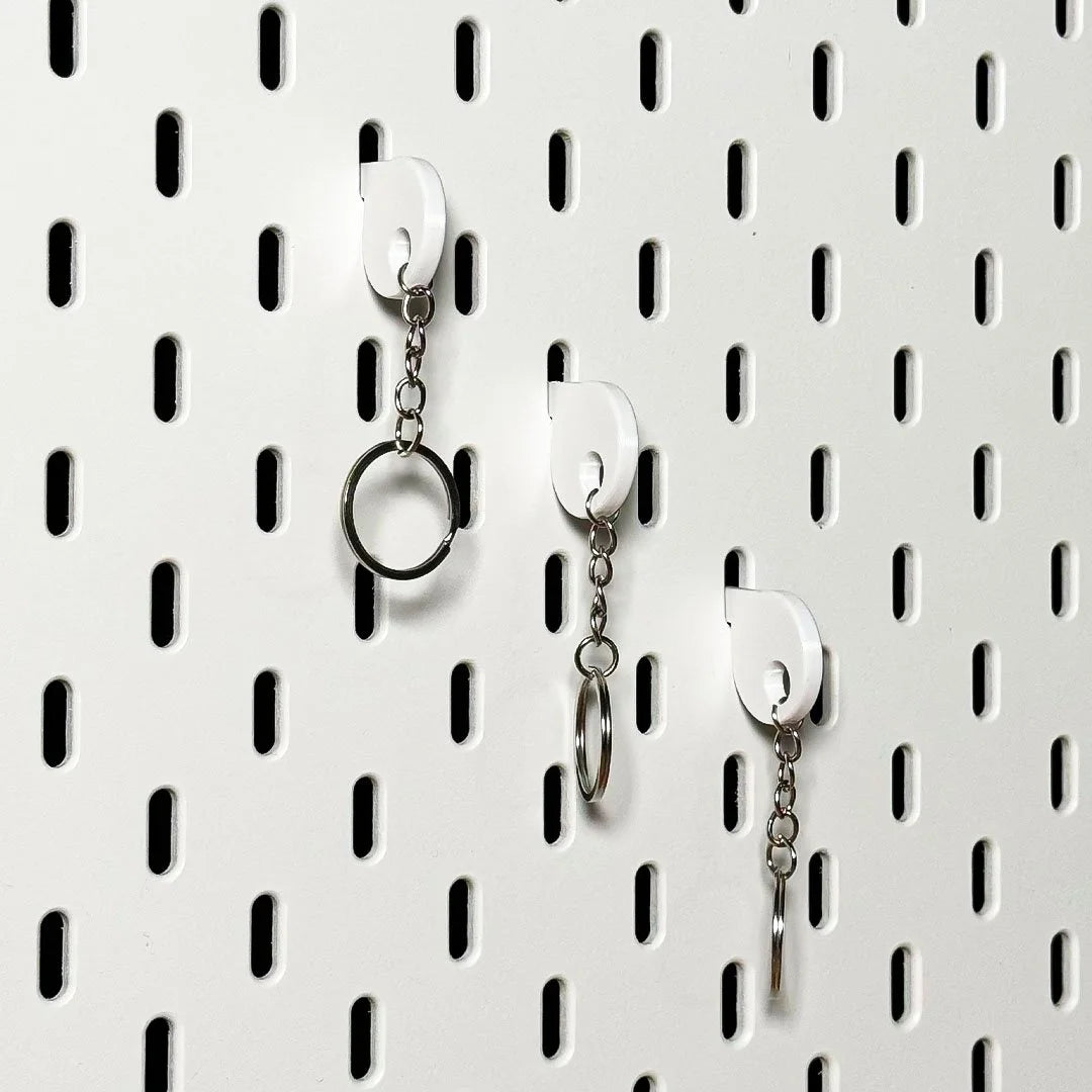 3ct SkadisHook Keychains - Ikea Skadis