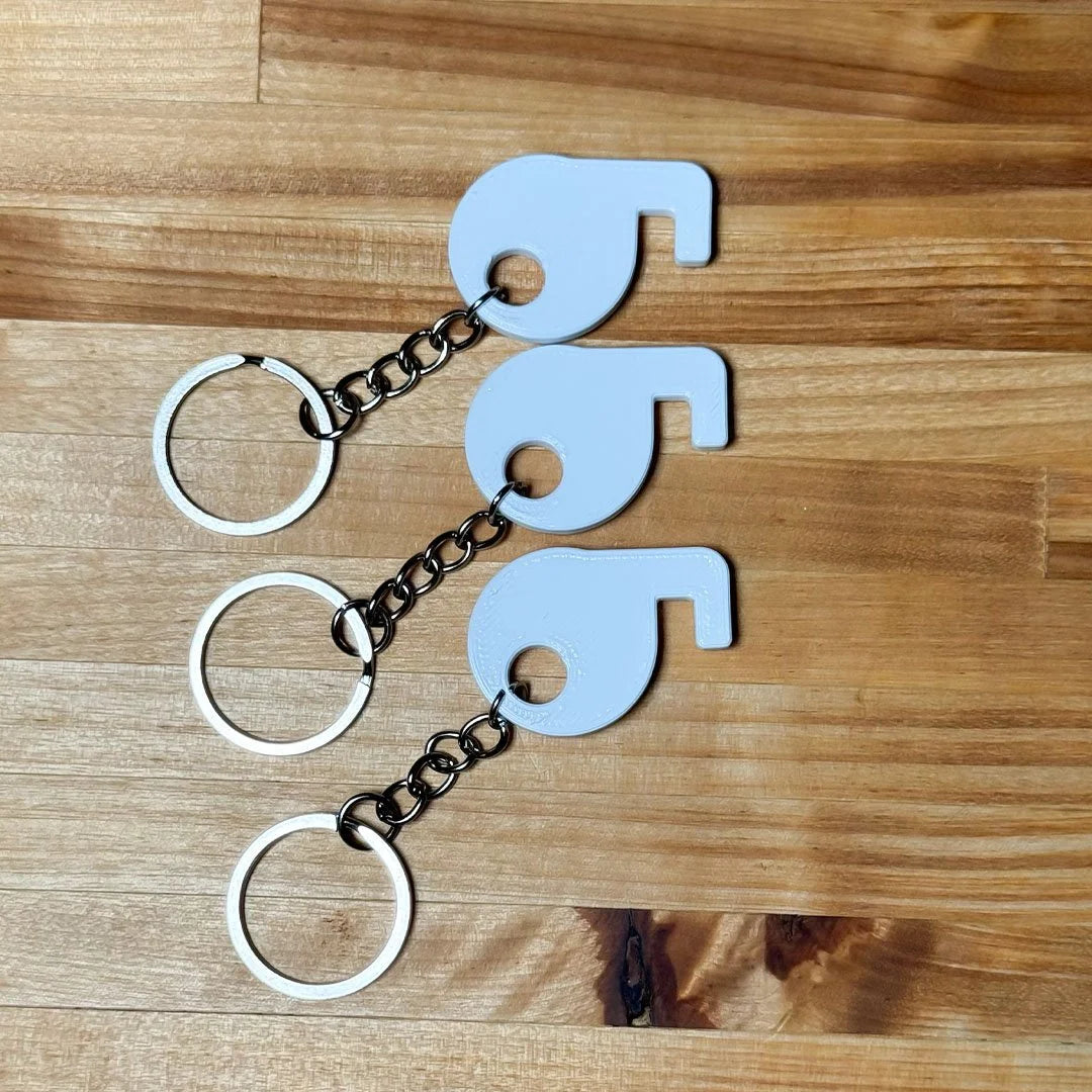 3ct SkadisHook Keychains - Ikea Skadis