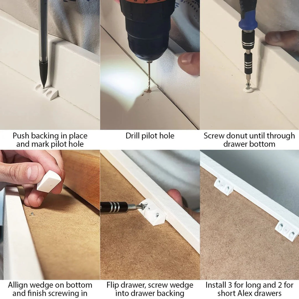 Ikea Alex Drawer Support Wedges | Prevent Sagging