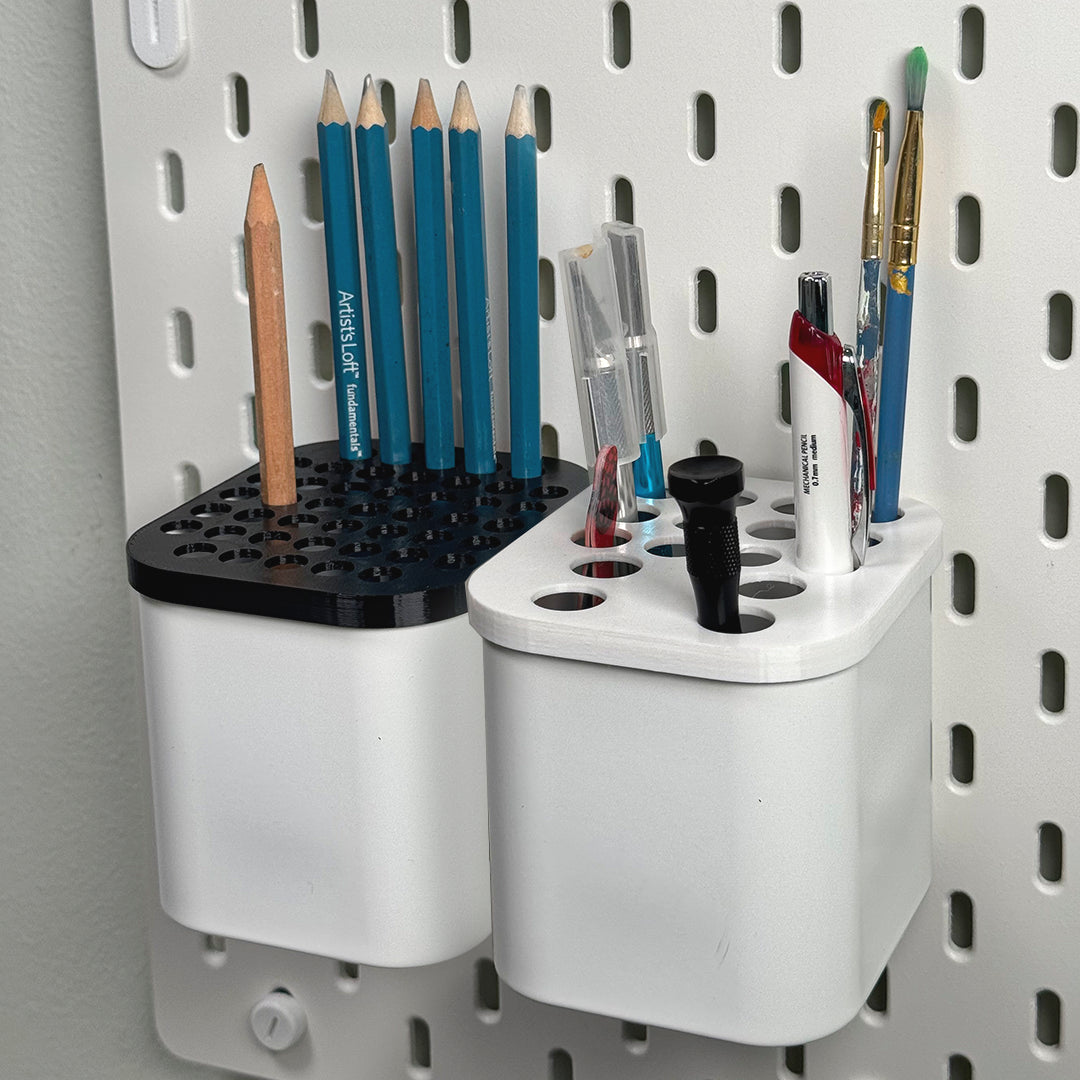 Stationary Bin Divider Organizers - IKEA Skadis Container
