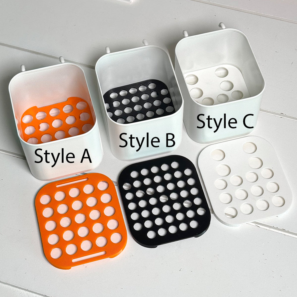 Stationary Bin Divider Organizers - IKEA Skadis Container