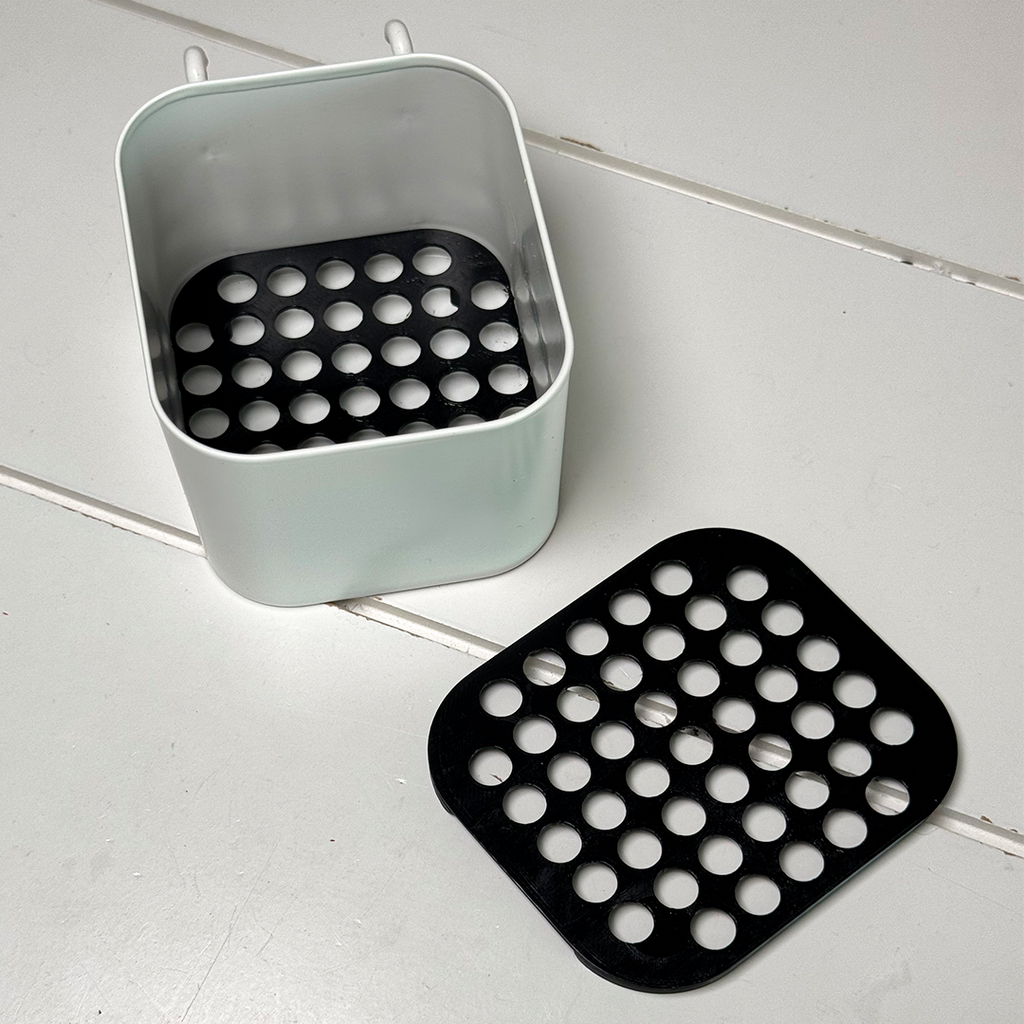 Stationary Bin Divider Organizers - IKEA Skadis Container