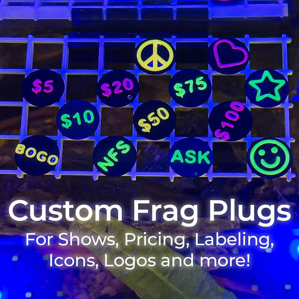 UV Reactive Frag Price Plugs