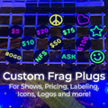 UV Reactive Frag Price Plugs
