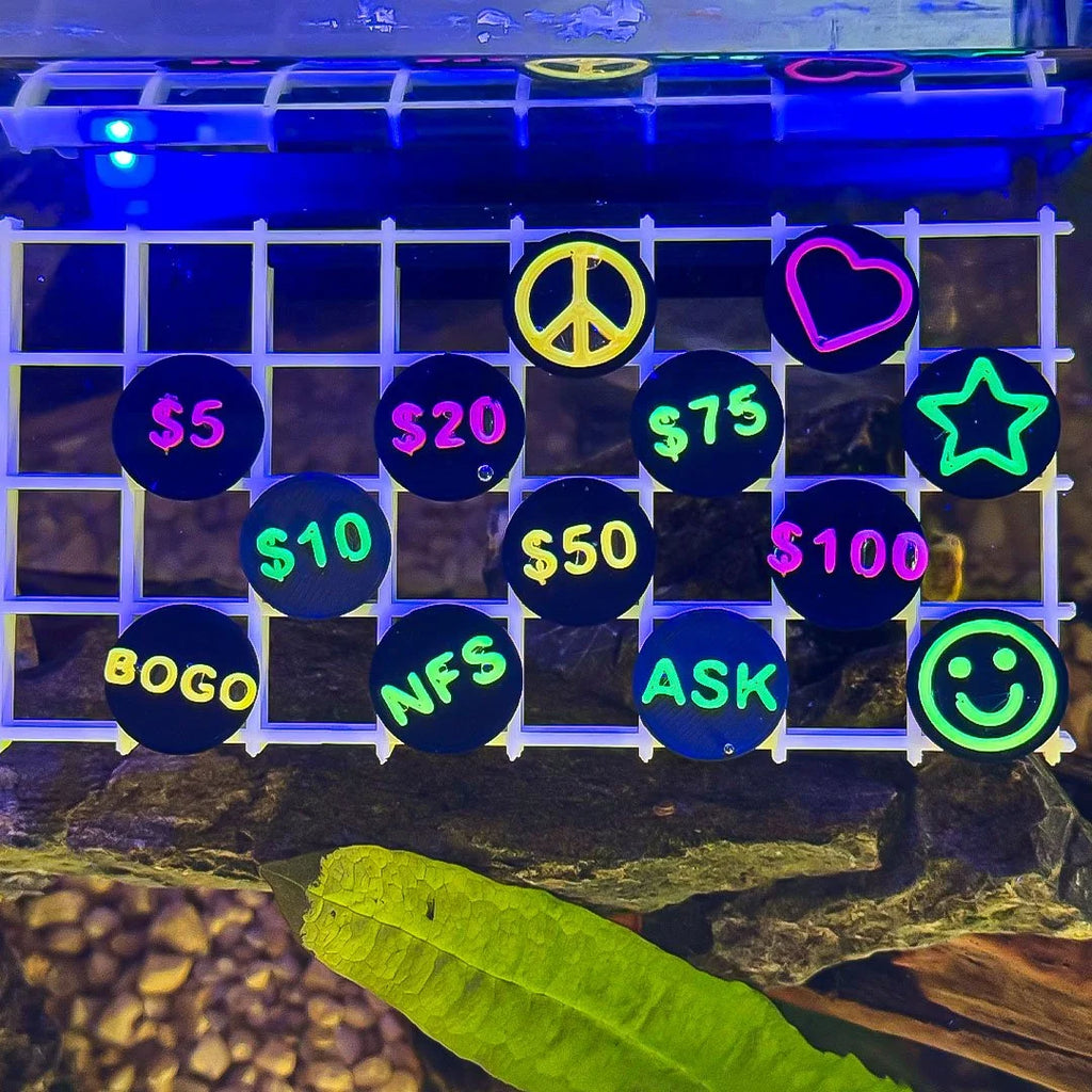 UV Reactive Frag Price Plugs