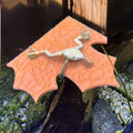 Fall Maple Leaf Corner Frog Perch