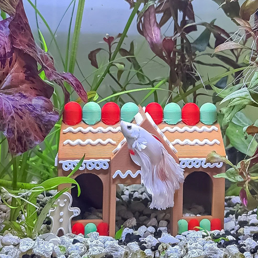 Gingerbread Betta Hide / Cave