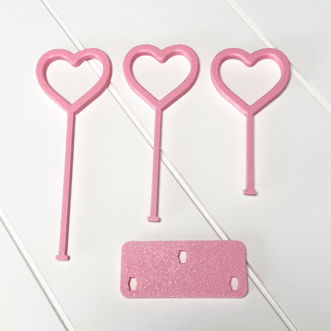Heart Tri-Hoops for Fish