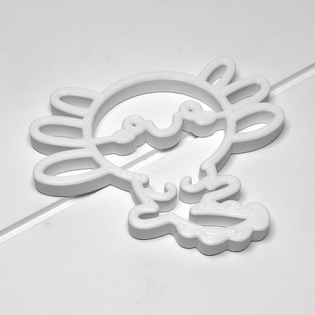 Kawaii Axolotl Fish Feeding Portal