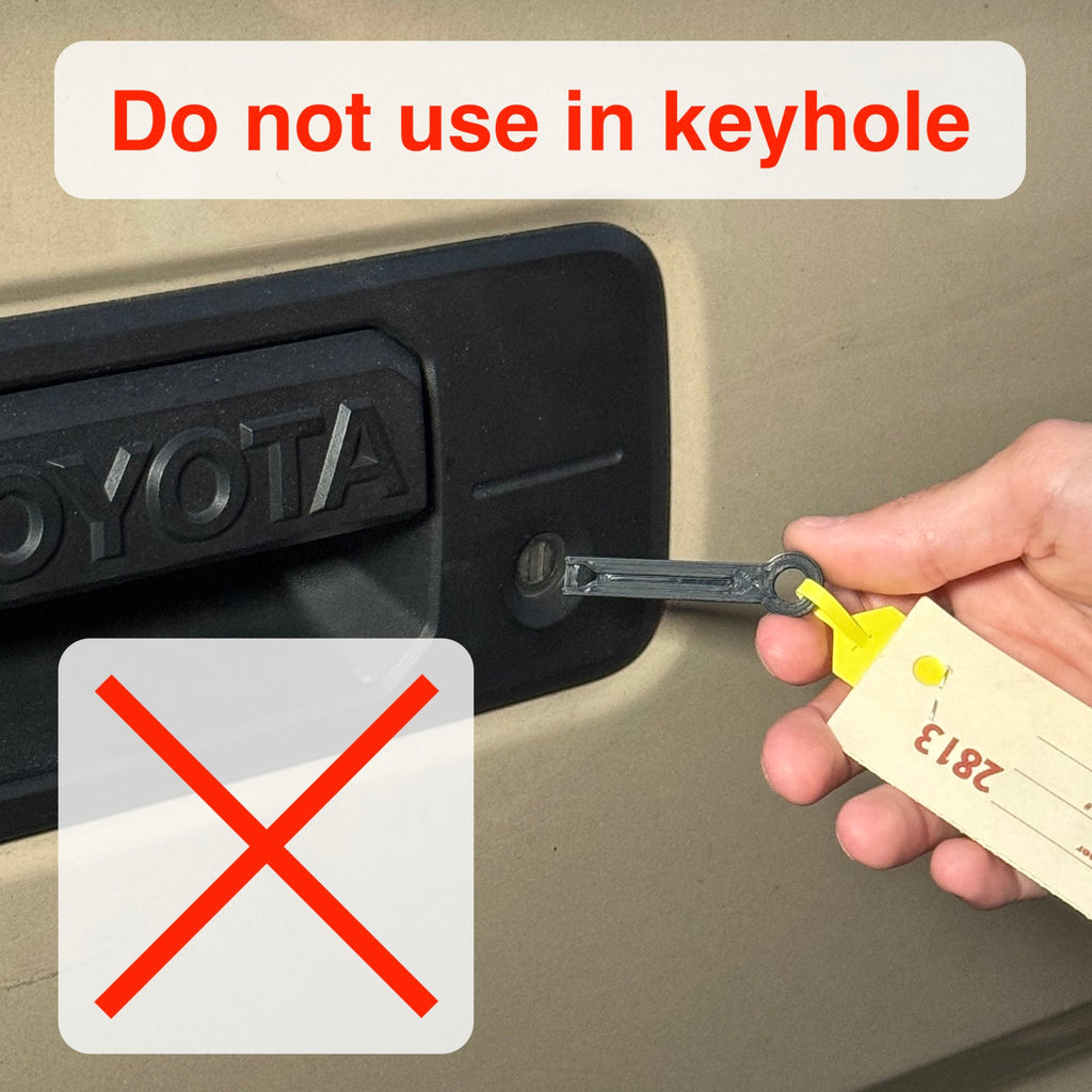 3ct Toyota Valet Dummy Key