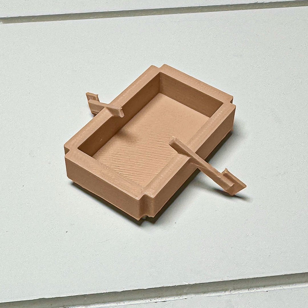 Wooden Boat Mining Floating Tank Decor