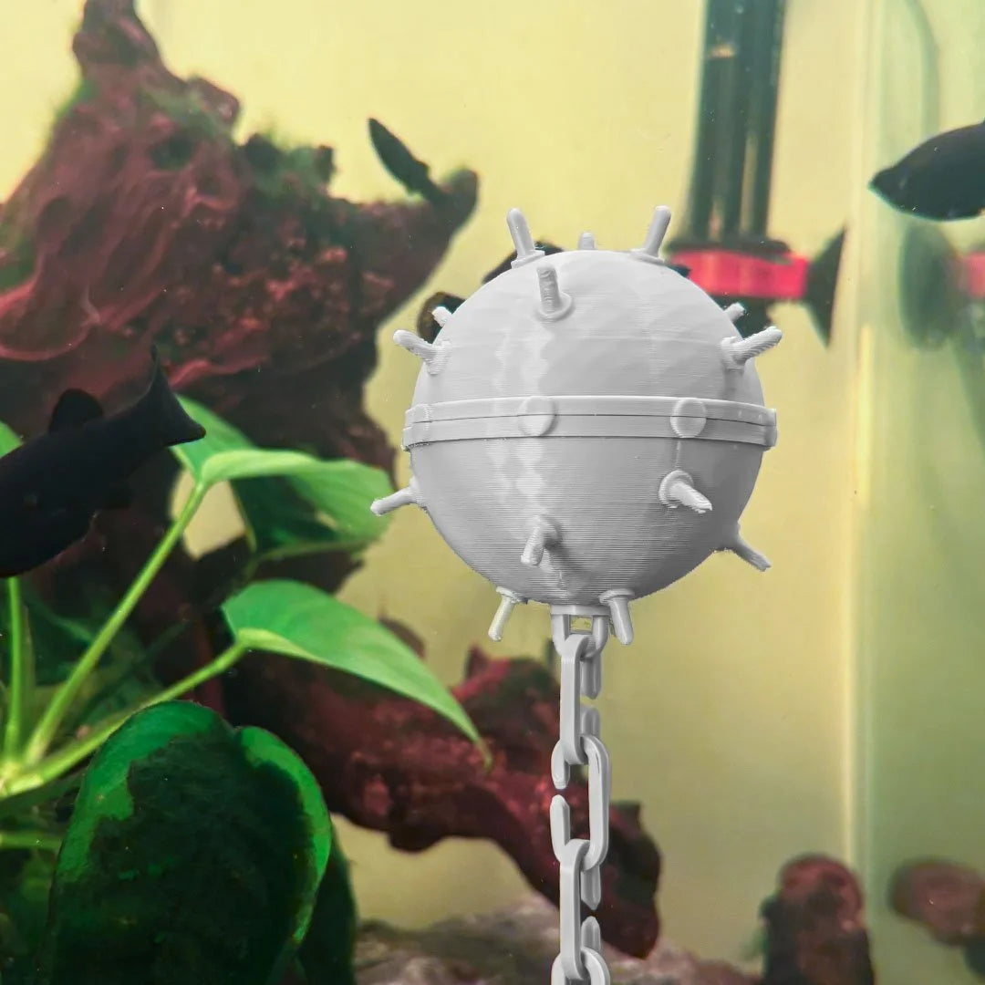 WWII Floating Naval Mine Aquarium Decoration