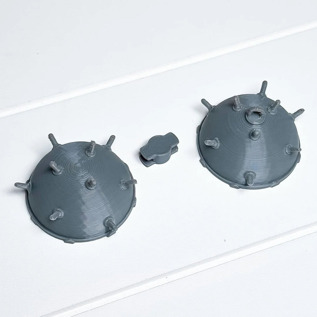 WWII Floating Naval Mine Aquarium Decoration