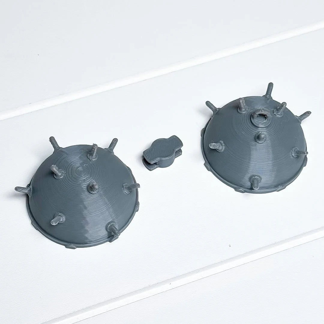 WWII Floating Naval Mine Aquarium Decoration