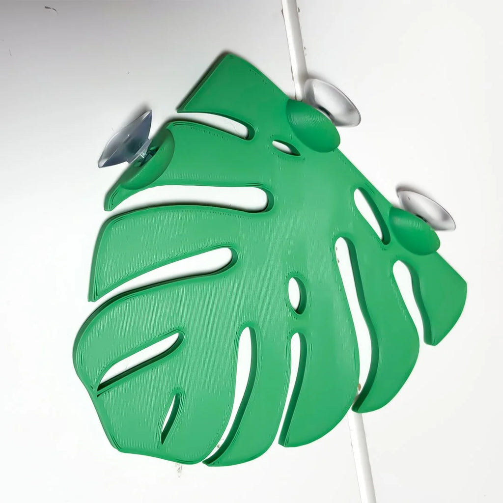 Monstera Leaf Corner Frog Perch