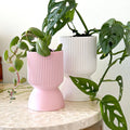 Ribbed Aesthetic Minimalist Planter