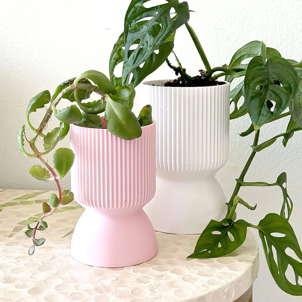 Ribbed Aesthetic Minimalist Planter