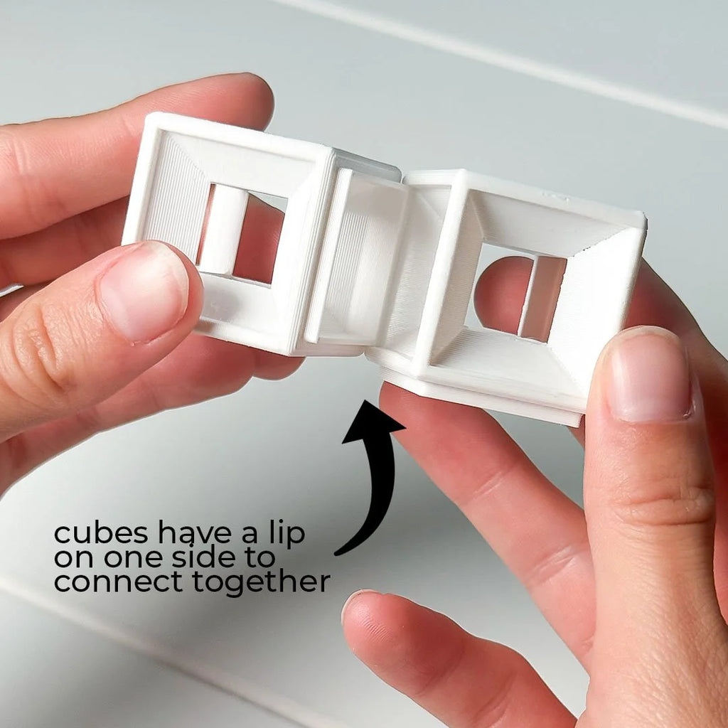3ct Modular Shrimp Cubes