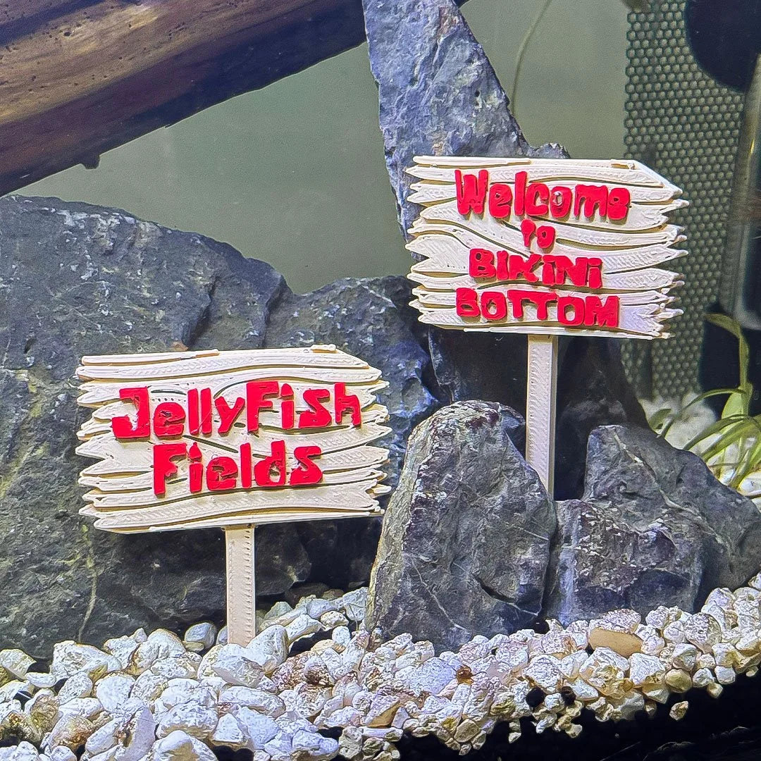 Personalized Sponge Sign For Aquariums