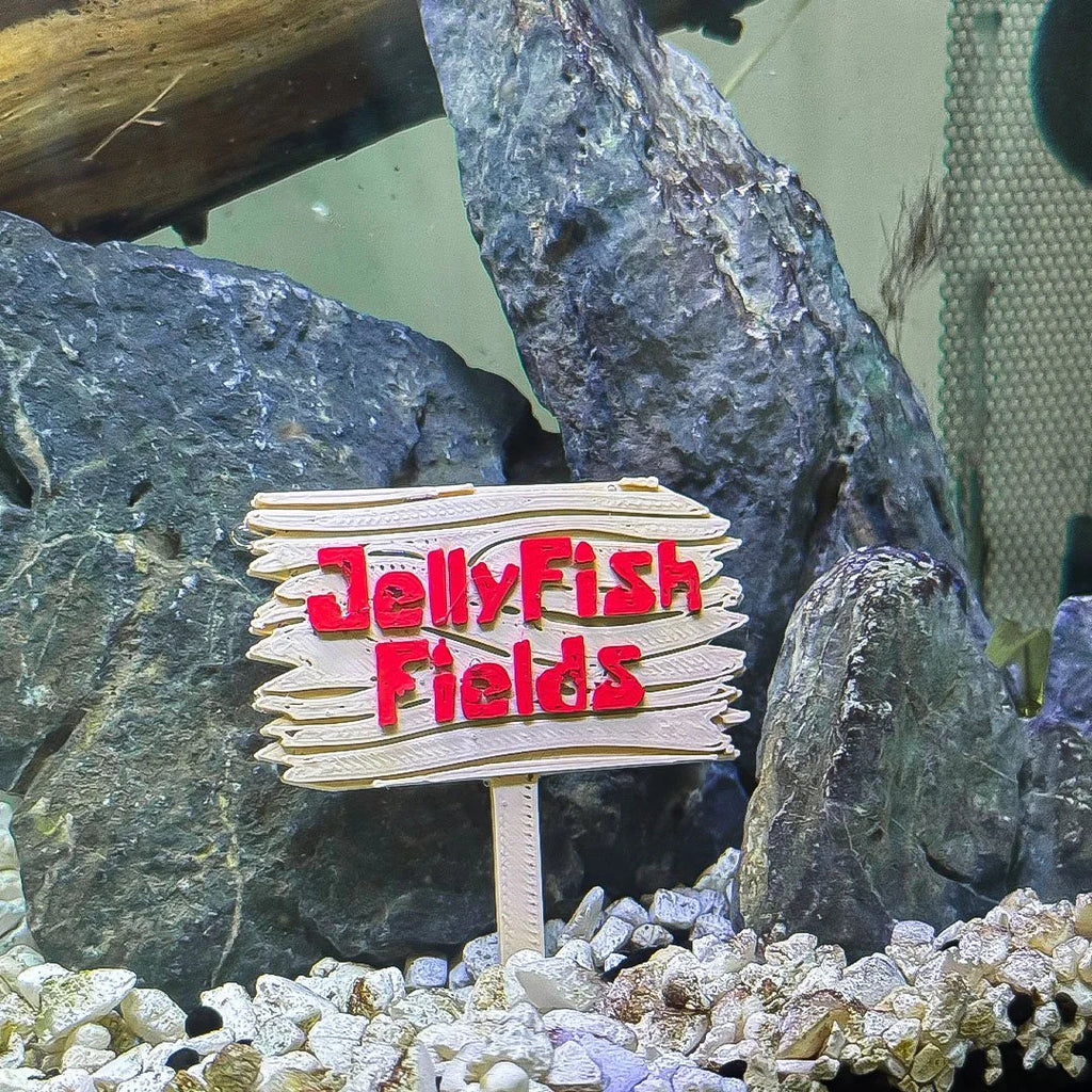 Personalized Sponge Sign For Aquariums