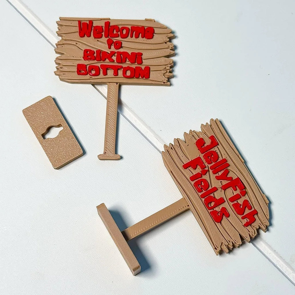 Personalized Sponge Sign For Aquariums