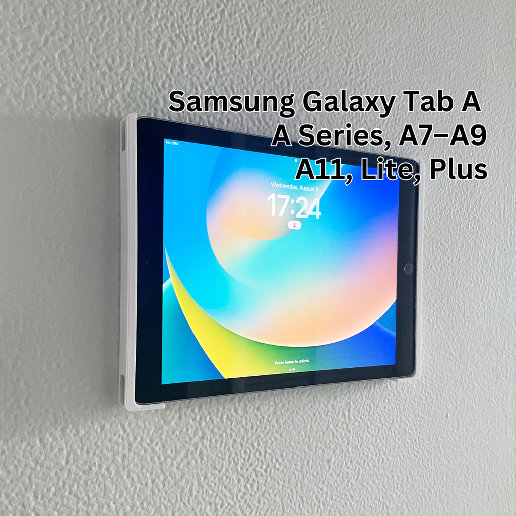Sleek Samsung Galaxy Tab A Wall Mount — model selection overview