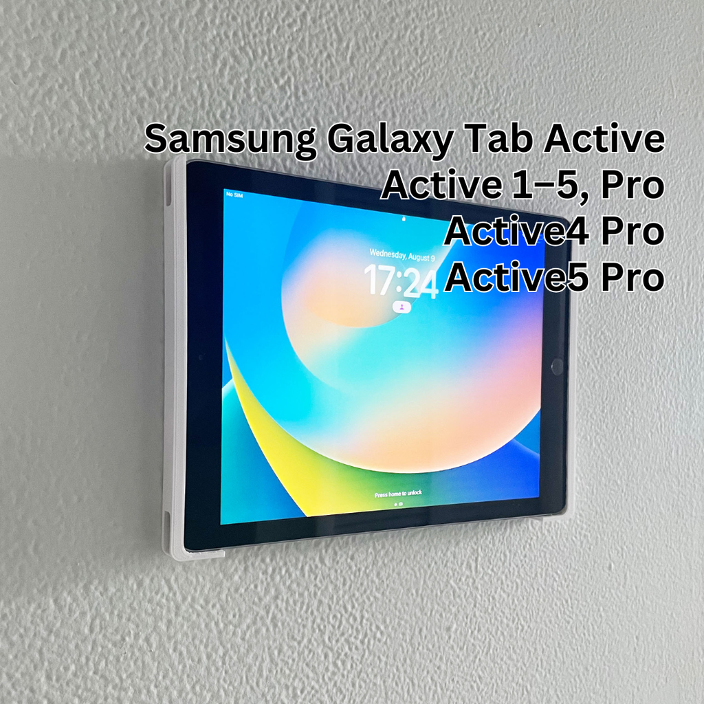 Sleek Samsung Galaxy Tab Active Wall Mount — model selection overview