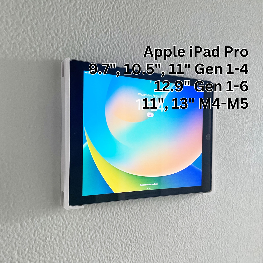 Sleek iPad Pro Wall Mount — model selection overview