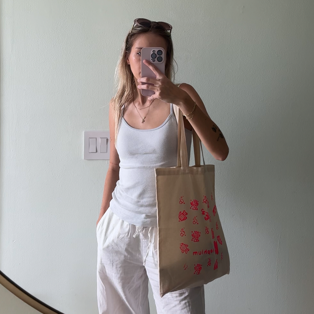UV Reef Cotton Tote — Handmade, Limited 1/200