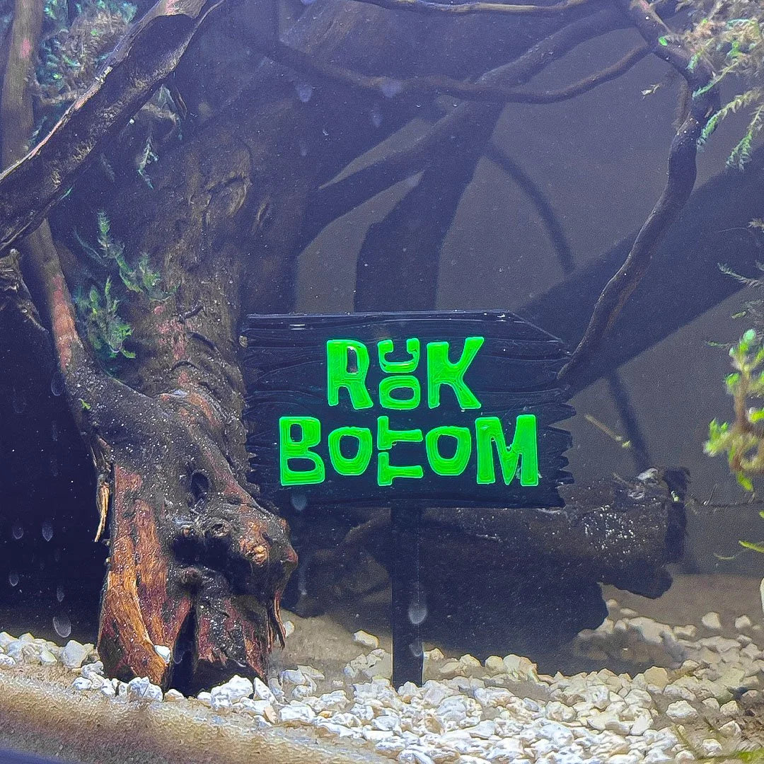 Personalized UV Sponge Sign For Aquariums