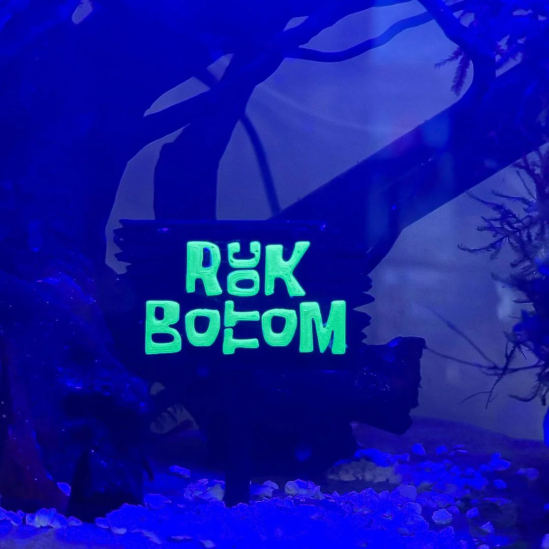 Personalized UV Sponge Sign For Aquariums
