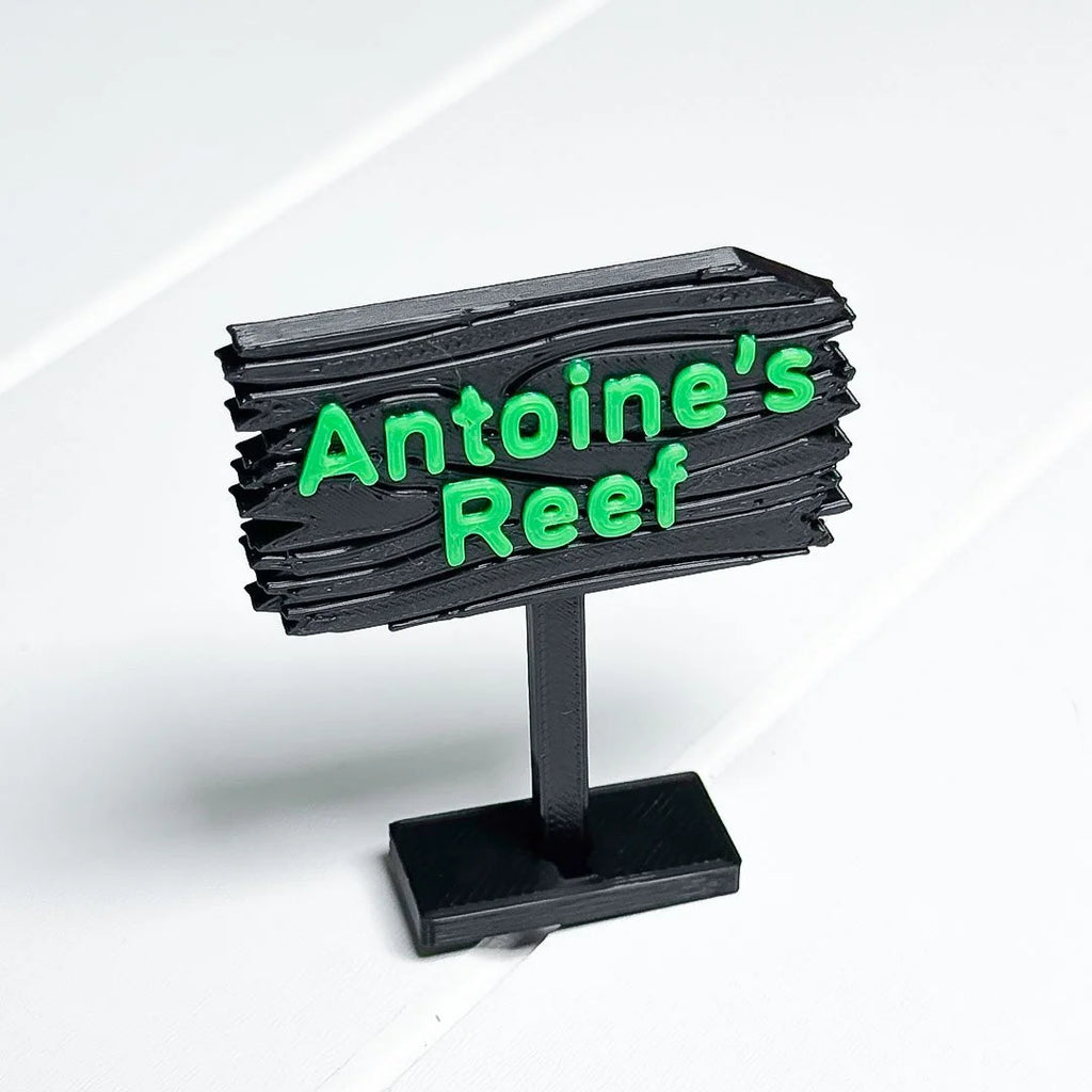 Personalized UV Reactive Sign For Aquariums