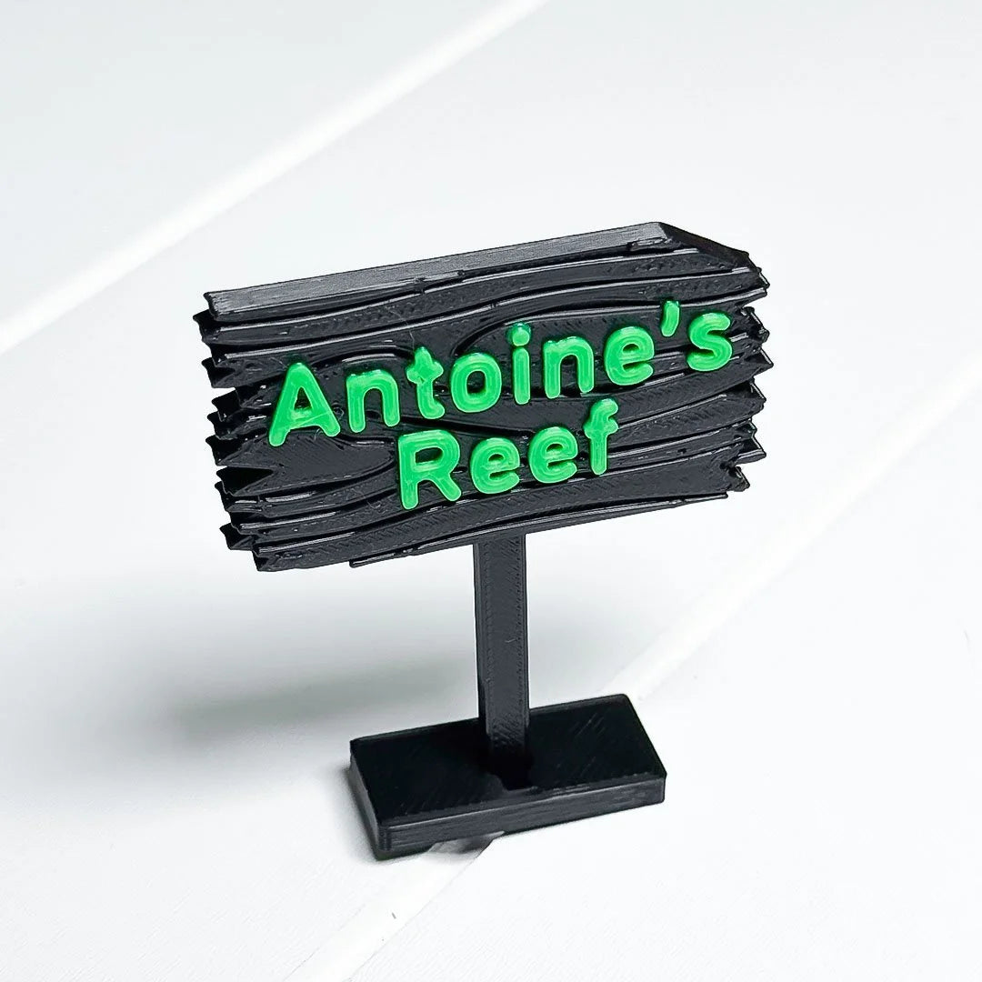 Personalized UV Reactive Sign For Aquariums