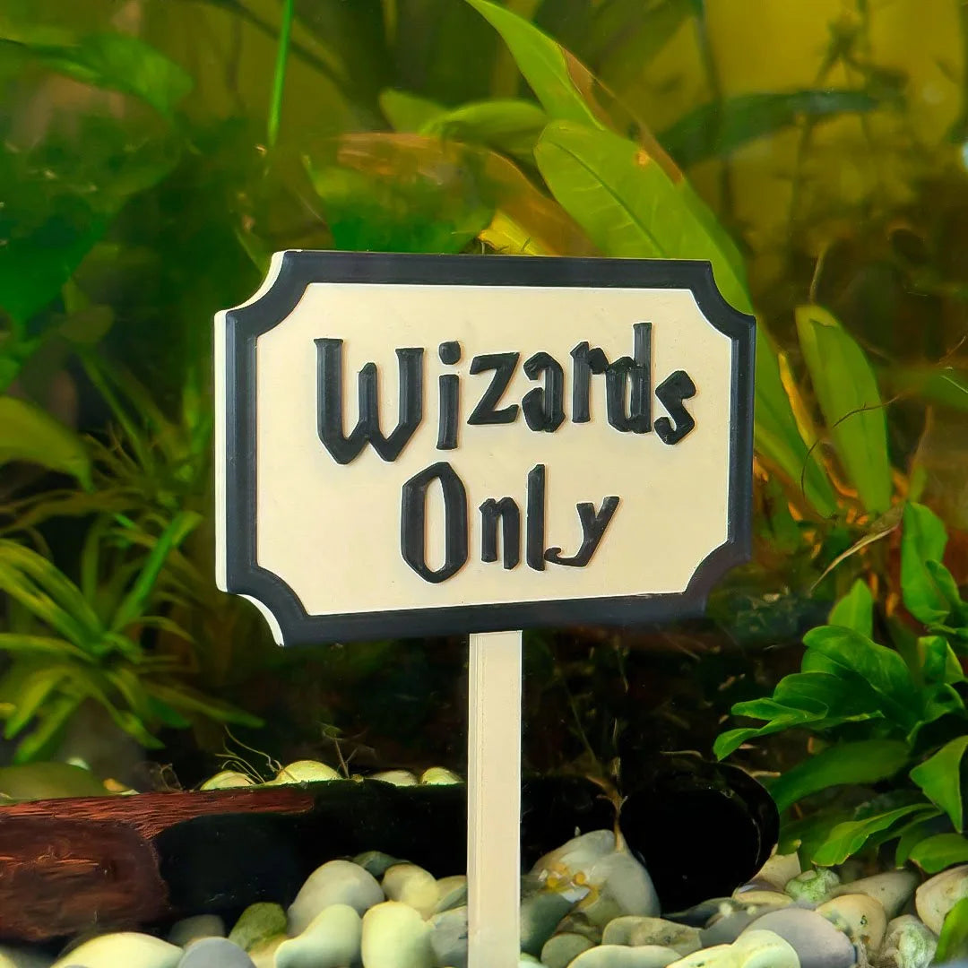 Personalized Wizard Tavern Sign For Aquariums