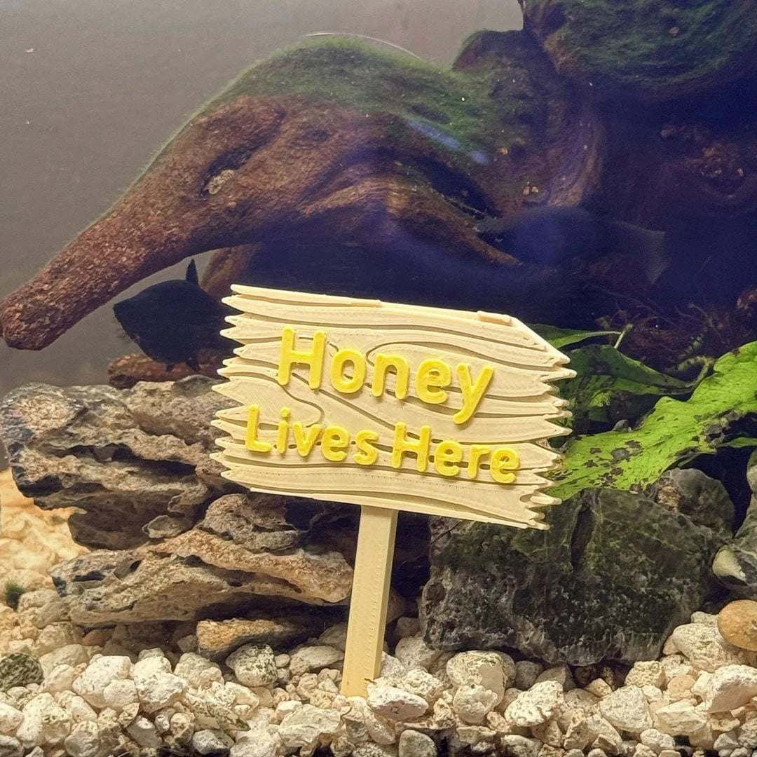 Personalized Wooden Forest Sign For Aquariums